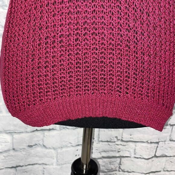 A.N.A. Cotton blend Open knit short sleeve sweater size XS - Picture 2 of 11